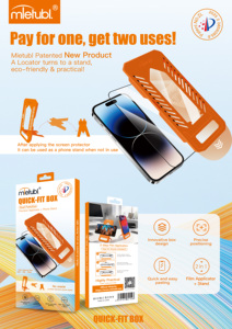 2026 Mietubl Protezione Schermo in Vetro Alluminio ad Alta Resistenza con Funzione Dual Quick Fit per iPhone 17 Pro Max - Product Image 6