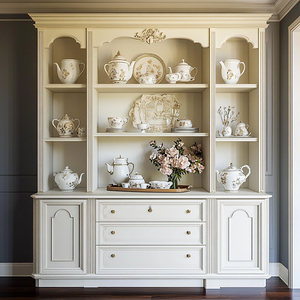 Gabinetes de Cocina de Cerámica Modernos y Ecológicos Personalizados, Aparador Integrado, Personalización Completa para el Hogar, Estilo Americano - Product Image 1
