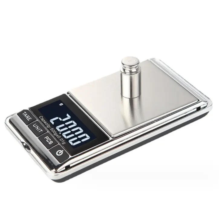 Популярные Карманные электронные весы для ювелирных изделий весом 200 г/300 г/500 г точностью до 0,01 г