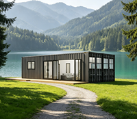 Usine de conteneurs Skyacross, maison de conteneurs résidentielle à structure en acier personnalisée, maison mobile préfabriquée pour habitation personnelle