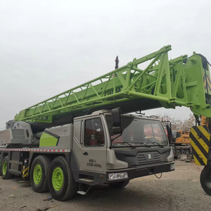 Grue sur camion Zoomlion d'occasion 80T, équipement de levage mobile avec moteur et boîte de vitesses Weichai pour travaux de construction - Product Image 1