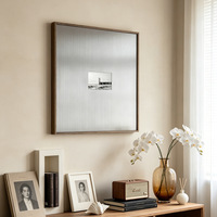 Impression sur toile encadrée de style Bauhaus en acier inoxydable, art moderne, décoration murale minimaliste, peinture décorative pour entrée, salle à manger