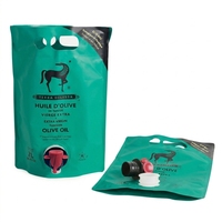 Sachet Doypack Personnalisé 3L pour Sangria, en Feuille d'Aluminium de Qualité Alimentaire, avec Valve Papillon, Sachet Aseptique pour Jus, Sacs Plastiques