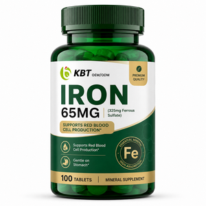 Integratore Originale OEM ODM Well Woman, Compresse di <span class=keywords><strong>Ferro</strong></span> 65mg, Solfato Ferroso, Integratore Minerale, 100 Compresse - Product Image 1