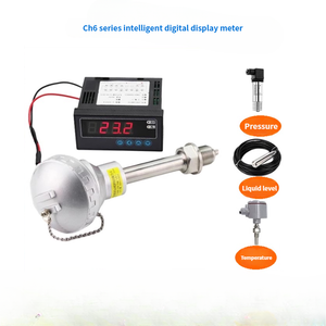 CH6 akıllı dijital ekran Alarm enstrüman sıcaklık basıncı sıvı seviyesi ölçer PT100 termodirenç termokupl OEM - Product Image 3