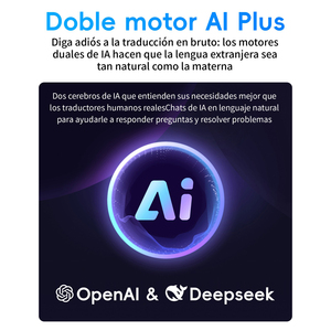 2025 nuevo Smart AI SIM DeepSeek ChatGPT dispositivo traductor en tiempo Real de 160 idiomas con pantalla táctil 4G pantalla a Color - Product Image 5