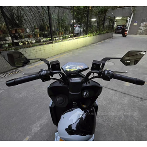 Rétroviseurs pliables universels RSP pour <span class=keywords><strong>moto</strong></span>, fixation sur maître-cylindre, en plastique ABS, paire de rétroviseurs plats pour scooter et <span class=keywords><strong>moto</strong></span> de route - Product Image 3