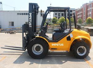 Terain Mini Neumáticos en bruto Carretilla elevadora para terreno 4x4 Elevador de contenedores Terrein Diesel Total All Diesel Engine Truck Use Engine 3500 - Product Image 6