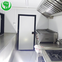 Camión de catering Camión de hamburguesas móvil estándar para comida callejera, puede vender perritos calientes y pizza