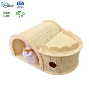 Премиум войлочная кровать для кошек, комнатный уютный дом, большое теплое гнездо, мягкий пушистый матрас для кошек - Product Image 1