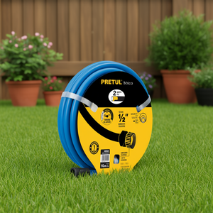Carrete para Manguera de Jardín Pretul Básico de 10 Metros con Manguera de Plástico de 1/2 Pulgada y Conectores de 2 Capas para Riego Exterior - Product Image 3