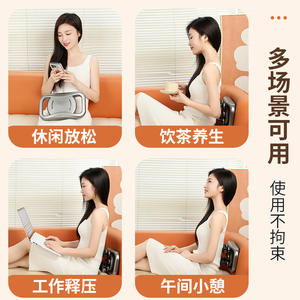 Pistola de masaje de seis cabezales para relajación muscular profunda con 12 niveles de velocidad, recargable por USB, para la parte baja de la espalda y todo el cuerpo - Product Image 5