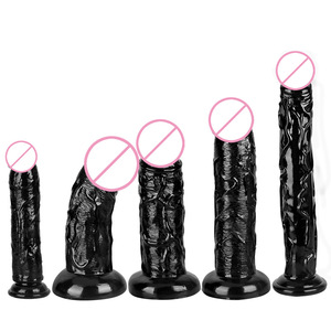 Vente en gros usine : Dildo géant réaliste noir en PVC, sans testicules, base large, jouet <span class=keywords><strong>anal</strong></span> <span class=keywords><strong>gay</strong></span> BDSM, fournisseur OEM en gros - Product Image 1