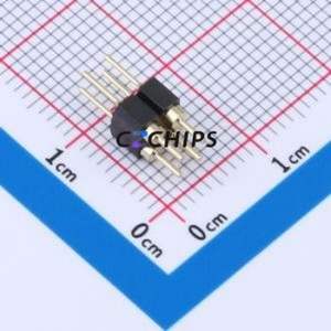 XDZ254C-2-02-Z-3.0-G1 Pin Header Through hole Component (THT),P=2.54mm Connector 2x2P 2.54mm 2.54mm Round Pin - Product Image 1