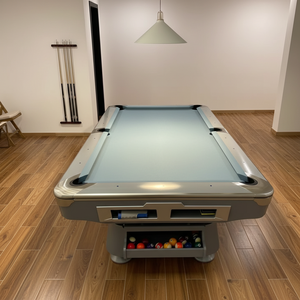 โต๊ะ<span class=keywords><strong>พูล</strong></span>ฝรั่งเศสขนาด 9 ฟุต สไตล์โมเดิร์นร่วมสมัย ระดับทัวร์นาเมนต์ พร้อมระบบส่ง<span class=keywords><strong>ลูก</strong></span>กลับอัตโนมัติ สำหรับความบันเทิงที่บ้านและคลับ - Product Image 6