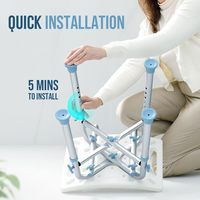 Chaise de douche réglable en alliage d'aluminium avec dossier amovible, siège de toilette médical de sécurité pour personnes âgées et handicapées, utilisation en salle de bain