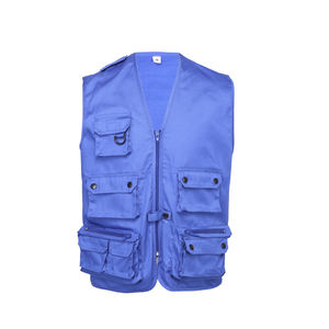 Vente en gros personnalisée caméraman tir randonnée journaliste ouvrier photographe gilet gilet pour hommes en plein air gilet à poches multiples - Product Image 2