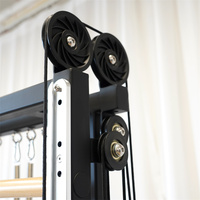 Nouvelle Tour Spirale de Pilates Multi-fonctionnelle : Reformer Amélioré pour la Flexibilité de la Colonne Vertébrale, Combinaison Tour à Poulies Gyro pour Studio de Yoga