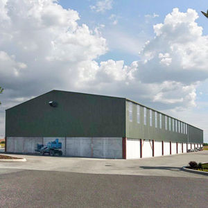 مبنى مستودع صناعي معياري بهيكل فولاذي سهل التجميع، من شركة متخصصة في تصنيع الهياكل الفولاذية. - Product Image 2