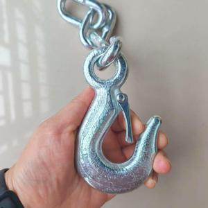 โซ่ยกเหล็กชุบสังกะสีขนาด 9 มม. ยี่ห้อ Triumphant Song Crane Hook Chain สำหรับงานหนัก - Product Image 3