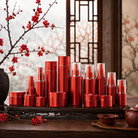 Flacons pompe en verre polyvalents pour soins de la peau 120ml 100ml 80ml 50ml 30ml 25ml 20ml et pots à crème pour sérum et crème visage