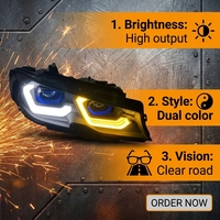 Conjunto de Faros Delanteros con Luz Diurna de Doble Color Amarillo y Blanco para BMW Serie 3 G20 G28 Modificados, Modelos 19-22