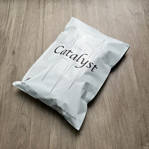 Wholesale Matte White Poly Mailer Bags Custom Black Logo Print Self Adhesive <b>Waterproof</b> Plastic Pouches for Clothes Packaging - Product Image 6