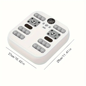 Massaggiatore Portatile per <span class=keywords><strong>Piedi</strong></span> Multifunzionale con Compressione Calda e Raschiatura Plantare per Relax in Movimento - Product Image 1