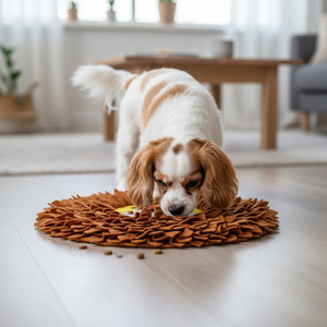 Tapis olfactif transfrontalier tête de lion pour chiens et chats, couverture de rangement pour aliments, tapis anti-stress, jouet pour chat, fournitures pour animaux de compagnie - Product Image 3