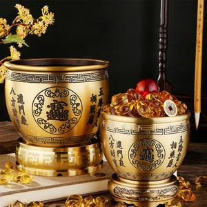 In ottone Feng Shui sala da pranzo Cornucopia boccia scultura bacino del tesoro con Base per la decorazione della tavola e accessori - Product Image 2