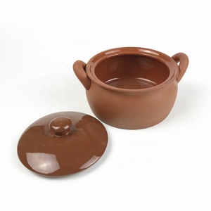 Fábrica de China color esmaltado sopa olla de <span class=keywords><strong>arroz</strong></span> de cerámica olla con tapa - Product Image 5