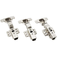 Charnières de porte d'armoire hydrauliques pour meubles de maison, bureau, cuisine et chambre - Fermeture douce à poussoir avec conception silencieuse et durable