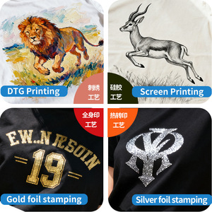 Factory Wholesale Professional Any Color Custom Pattern LOGO Pure Cotton Short-sleeved Shirt in European American Sizes T-shirt - Product Image 5