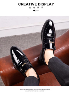 Chaussures habillées pour hommes en cuir de vache artisanal - Oxfords formels avec surpiqûres de qualité supérieure - Product Image 2