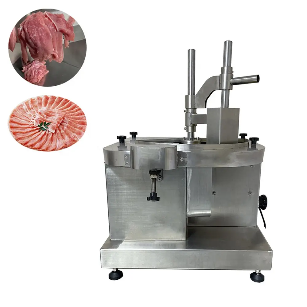 Cortadora de carne de pescado fresco Equipo de procesamiento de carne Cortadora de tiras de carne