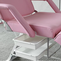 Table de massage en métal au design moderne réglable, chaise de tatouage et de piercing bon marché avec élévation confortable, livraison dans votre pays