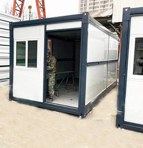 Offres Spéciales deux étages à assemblage rapide préfabriqué modulaire Portable immeuble de bureaux 40FT paquet plat pliant conteneur maisons - Product Image 6