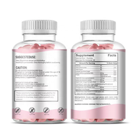 Complexe de Vitamine E 100% Naturelle et de Vinaigre de Cidre de Pomme, 60 Gummies, Complément Alimentaire Beauté pour Adultes, pour les Hanches de Pêche