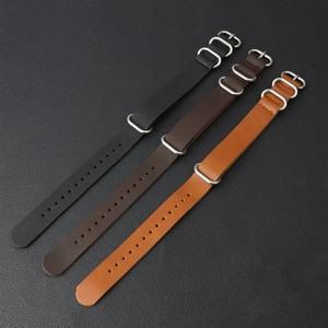 Un pezzo pazzo cavallo 4 anello cinturino da polso accessori di ricambio <span class=keywords><strong>per</strong></span> orologio <span class=keywords><strong>Vintage</strong></span> in pelle di alta qualità cinturino da 18mm, 20mm,22mm - Product Image 1