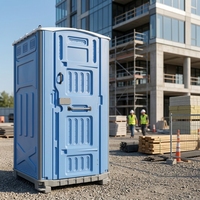 Toilettes portables de luxe en HDPE, salle de bain mobile, toilettes portables d'extérieur, installation facile