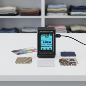 Spectrophotomètre portable Sensegood Instruments Vis 400-700nm, colorimètre numérique pour la cohérence des couleurs textiles - Product Image 3