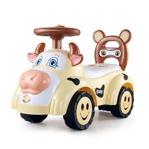 Preço barato de alta qualidade brinquedo das crianças andando veículo Toy car Misty Cow walker azul e amarelo Child Ride On Car