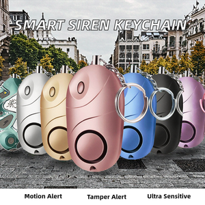 Llavero inteligente con sonido de seguridad, <span class=keywords><strong>sirena</strong></span>, alarma de seguridad personal para niños y mujeres, detección de movimiento, ABS de alta sensibilidad - Product Image 3