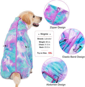 छोटे कुत्ते क्लासिक स्वेटर कोट चार पैर वाले ओवरल्स कुत्ते कोट xl बैंगनी रंग के सामान ध्रुवीय फ्लेक्स कुत्ते शीतकालीन कोट - Product Image 2