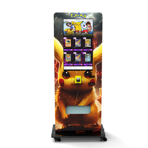 Zhongda 32 "Pantalla táctil compatible con sistema <span class=keywords><strong>de</strong></span> pago <span class=keywords><strong>de</strong></span> Tarjeta/moneda/factura con pegatinas personalizables y ranuras máquina expendedora <span class=keywords><strong>de</strong></span> tarjetas comerciales - Product Image 4