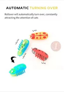 Toptan pil işletilen böcekler interaktif kedi kediler için oyuncak <span class=keywords><strong>Pet</strong></span> elektrikli Bug oyuncak - Product Image 5