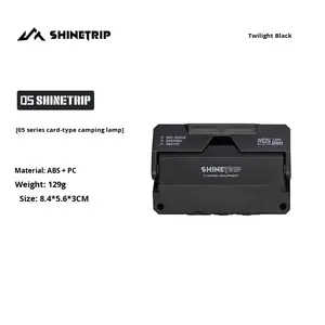Shinetrip Mountain Fun 05 Series Tipo de tarjeta Linternas para acampar IP65 Impermeable 7 modos Batería LED Iluminación ambiental Senderismo al aire libre - Product Image 6