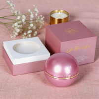 Boîtes rigides recyclables de luxe roses au design moderne et original pour l'emballage de crème pour le visage, présentoir en carton pour cosmétiques pour filles, lotion pour la peau