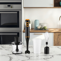 Mixeur Plongeant Électrique à Vitesse Variable Continue pour Cuisine Maison, Commandes par Bouton-Poussoir pour Foyers et Hôtels
