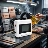La machine de marquage laser portative Huike convient au marquage des plaques métalliques, et la personnalisation des informations est possible.